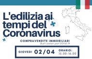 L’edilizia ai tempi del coronavirus